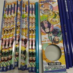 青えんぴつ、2B鉛筆と昭和レトロHB21本の画像