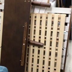 無印良品セミダブルベッド　コンセント付