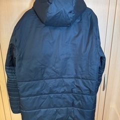 【決まりました】adidas ロングパデットジャケットLサイズの画像