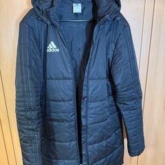 【決まりました】adidas ロングパデットジャケットLサイズの画像