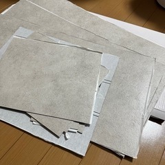 【DIYに】粘着式  モルタル風 フロアマット 