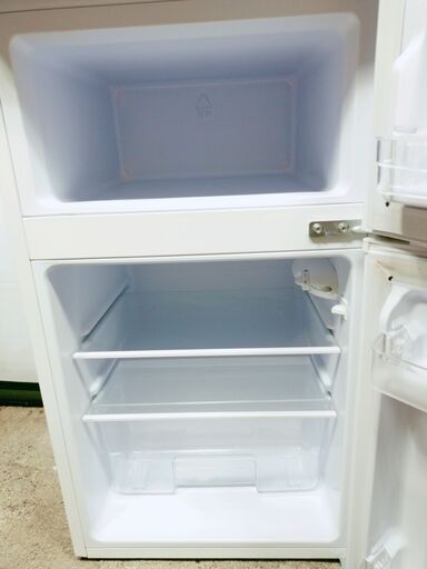 🍎ELSONIC 83L 2ドア冷蔵庫 EJ-R832W (ユウワン) 横浜のキッチン家電