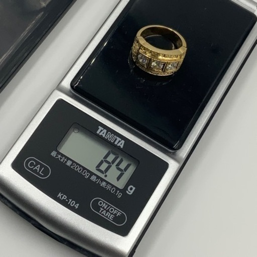 K18 18金　ダイヤモンドリング　8.4g 1.2ct 11号
