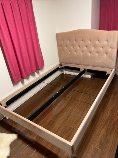 Franc セール franc】ダブルベッドフレーム ピンク 楽天市場