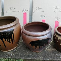漬物樽　瓶　レトロな瓶の画像