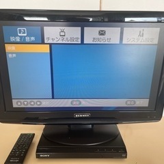 22型液晶テレビとDVDプレーヤーセット
