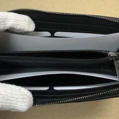 ボッテガ・ヴェネタ　長財布（黒）ラウンドファスナー＜新品・未使用品＞