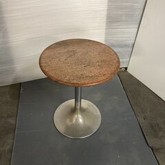 中古訳あり　カフェテーブル　大理石テーブル（御影石）