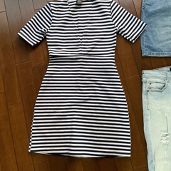 ZARA ザラ　レディース　M ワンピース　デニム　スカート　ジーンズ　ジーパン　3点セットの画像