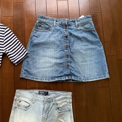 ZARA ザラ　レディース　M ワンピース　デニム　スカート　ジーンズ　ジーパン　3点セットの画像