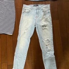 ZARA ザラ　レディース　M ワンピース　デニム　スカート　ジーンズ　ジーパン　3点セットの画像