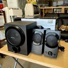 ①【美品‼️】ソニー 2.1chアクティブスピーカー サブウーファー 総合出力40W ホームシアター テレビやパソコンに♪の画像
