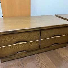 ローチェストと上にのせる棚4点セット
