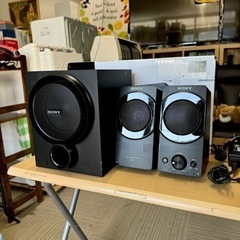 ②【美品‼️】ソニー 2.1chアクティブスピーカー サブウーファー 総合出力40W ホームシアター テレビやパソコンに♪の画像