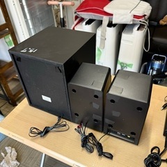 ②【美品‼️】ソニー 2.1chアクティブスピーカー サブウーファー 総合出力40W ホームシアター テレビやパソコンに♪の画像