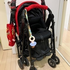 アップリカ Aprica ソラリア　 [ハイシート 両対面 ベビーカー 生後1カ月～36カ月まで ユニレッド(RD) #92733]の画像