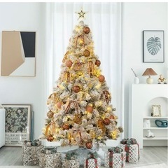 【150センチ】クリスマスツリー ホワイトクリスマス 北欧風 オ...
