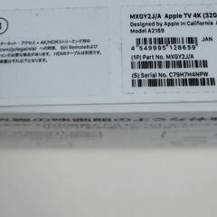 Apple TV 4K (32GB) MXGY2J/A (A2169)の画像