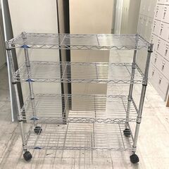 中古　良品　ルミナス　メタルラック　スチールラック　キッチンラッ...