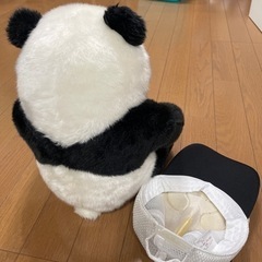 🐼めいぐるみ､キャップセットの画像