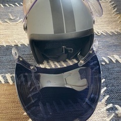 ジェットヘルメット　スモークスクリーン付きの画像