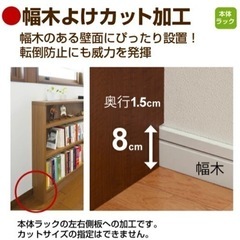 （価格交渉可）カウンター下収納　本棚　ホワイトの画像