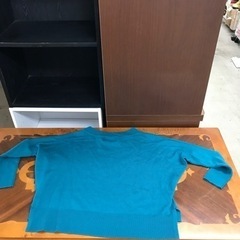 O2311-028 ROPE ニット ドルマンスリーブ  ショート丈 サイズ38 毛玉あり 現状渡しの画像