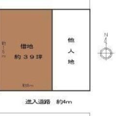 ★貸土地★   高槻市唐崎北　39坪　 #資材置き場　＃トラック...