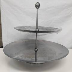 中古 IKEA イケア スチール製 ケーキスタンド 神田店舗