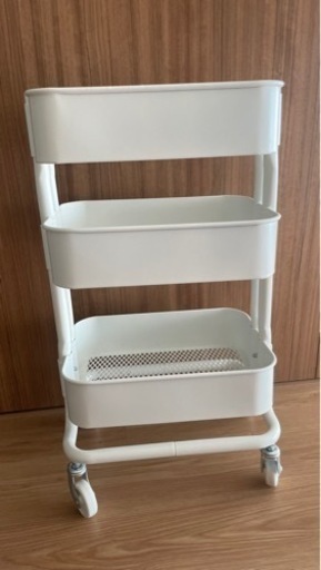 ＩＫＥＡ/イケア RASHULT/ロースフルト：ワゴン38x28x65 cm ホワイト