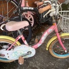 【取引完了】16インチ　マイメロ　子供自転車
