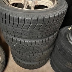 225/50R17 ブロンズアルミホイール　スタッドレスタイヤ４本セットの画像