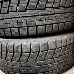 225/50R17 ブロンズアルミホイール　スタッドレスタイヤ４本セットの画像