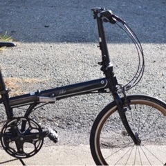 【整備済】ダホン クロモリ折り畳み自転車 スピードファルコの画像