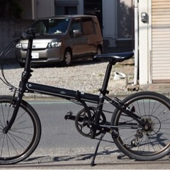 【整備済】ダホン クロモリ折り畳み自転車 スピードファルコの画像