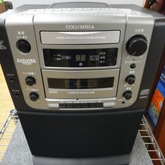コロムビア カラオケ CVK-300 マイク付 動作品 ホームカラオケ