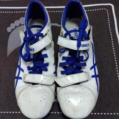 【程度良】asics（HEAT SPAINT）陸上競技用スパイク...