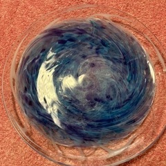 🔻ガラス大皿　アンテーク　飾り食器の画像