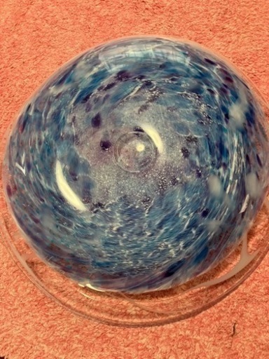 ?ガラス大皿　アンテーク　飾り食器