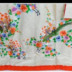 色打掛  婚礼 結婚式  孔雀 雉 花車 御所車 刺繍 花魁 花嫁衣裳の画像