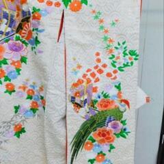 色打掛  婚礼 結婚式  孔雀 雉 花車 御所車 刺繍 花魁 花嫁衣裳の画像