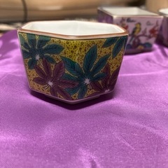 🔻九谷焼 組盃 時代画風/青郊窯　和食器 酒器 セットの画像