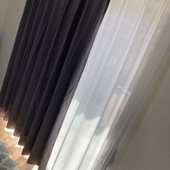 遮光カーテン　1枚のみ　グレーの画像