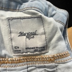 デニム　ジャケット　128cmの画像