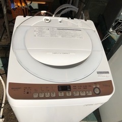 リサイクルサービス八光】2020年製 シャープ 全自動洗濯機 ES-T712-T 7㎏