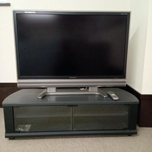 【お取引完了です！】SHARP　AQUOS液晶テレビ本体　世界の亀山モデル　テレビ台セット