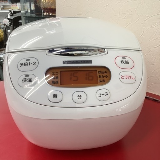 YAMADA  ヤマダ　炊飯ジャー　炊飯器　YEC-M10G1  2019年製   5.5合炊き