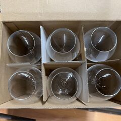 【未使用/箱入り】Veuve Clicquot ワイングラス６脚　ヴーヴクリコ　シャンパングラス　コップ　バー　レストラン　カフェ　ラウンジ　飲食店の画像