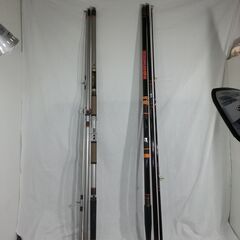 ☆ ③ 3段並継ぎ 高級投げ竿 2本セット Daiwa スポーツ...