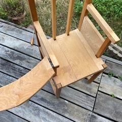 ハンドメイド子供用椅子の画像